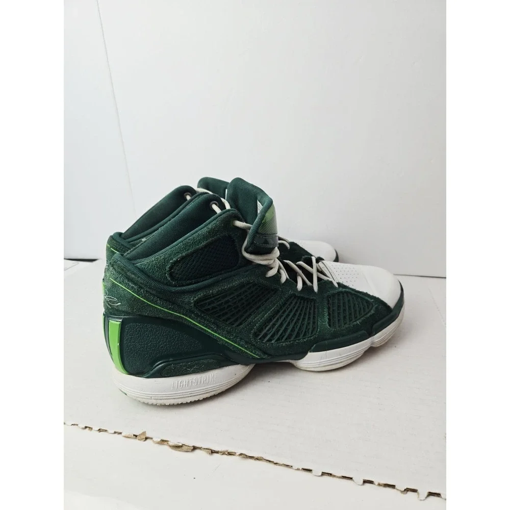 Adidas Men Adizero Derrick Rose 1.5 Restomod Retro Shoe Green suede sz 11‎